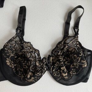 Elegant Black Lace Bra